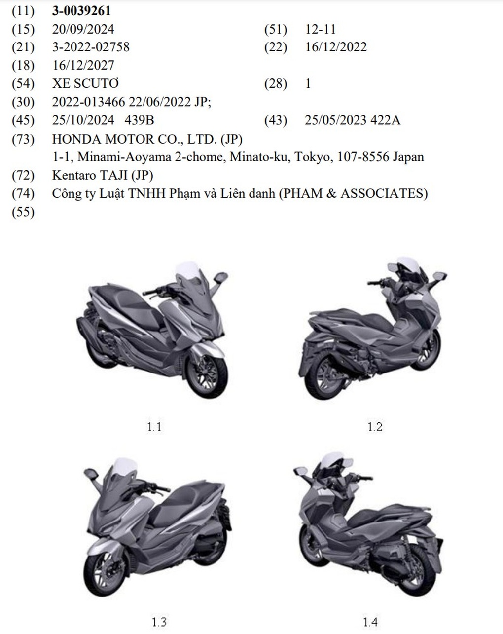 Honda đăng ký loạt xe tay ga mới tại Việt Nam, có mẫu dễ hot khi mở bán - 4