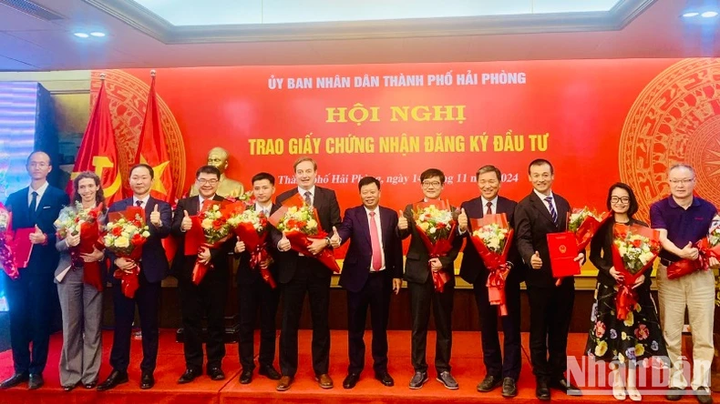 Hải Phòng: Trao chứng nhận đầu tư cho 12 dự án mới và mở rộng với tổng vốn 1,8 tỷ USD ảnh 6