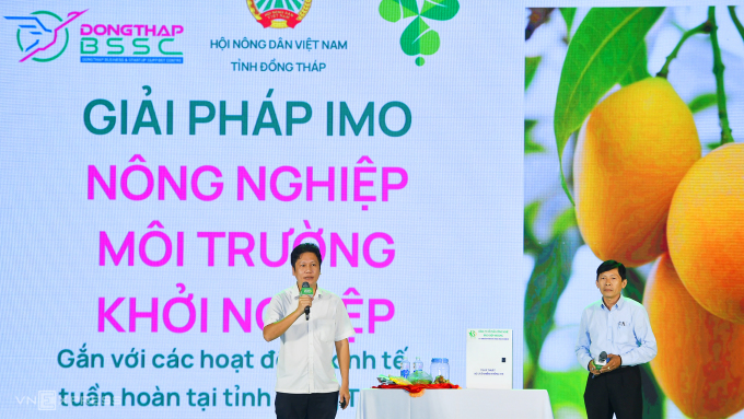 Phần giới thiệu giải pháp IMO. Ảnh: Thanh Tùng