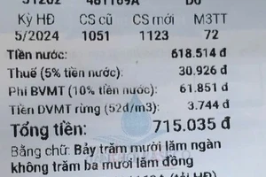 Lãnh đạo TP Cần Thơ trả lời cử tri về tiền dịch vụ môi trường rừng trong giấy báo tiền nước 