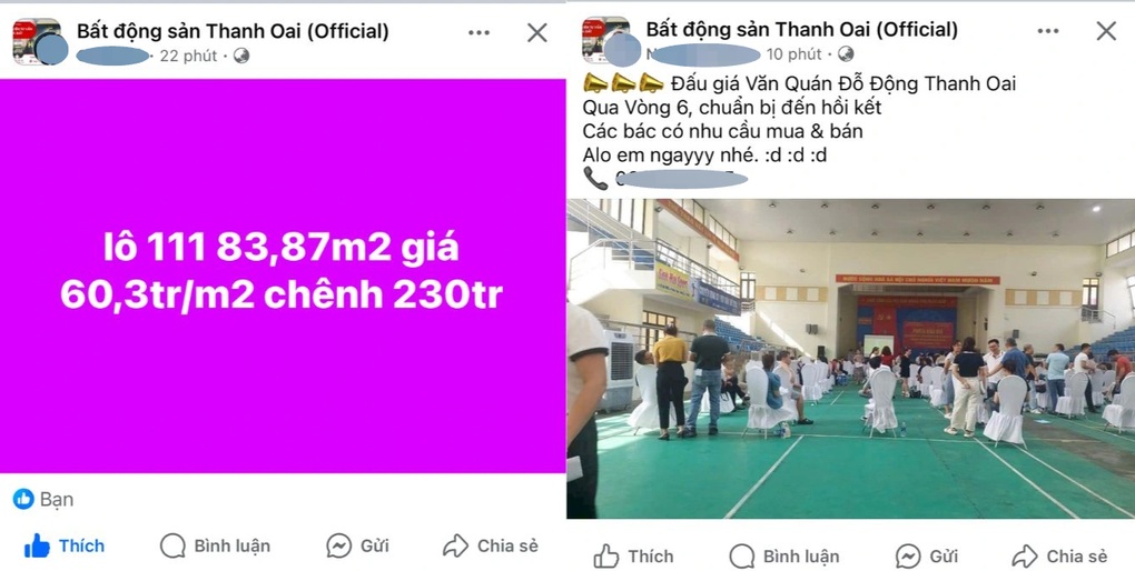 Đấu giá đất Thanh Oai căng như dây đàn: Giá trúng cao nhất 90 triệu đồng/m2 - 3