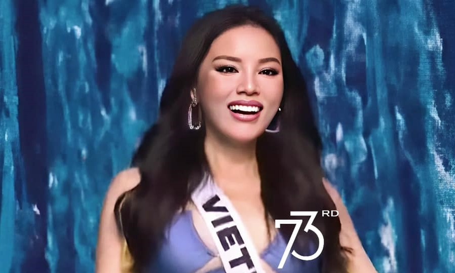 Kỳ Duyên diễn áo tắm ở chung kết Miss Universe 2024