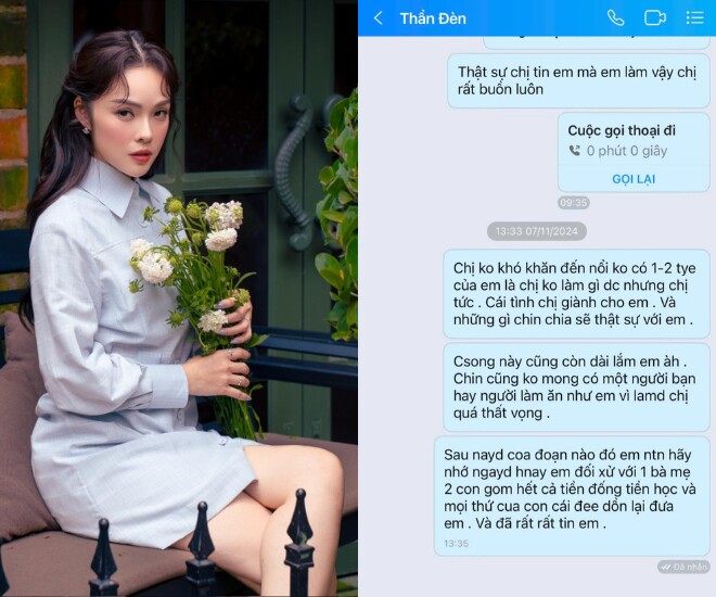 Nữ diễn viên đã dùng hết tiền dành dụm cho con, thậm chí mượn thêm để làm ăn.