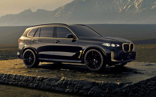 BMW X5 bản giới hạn với nhiều chi tiết mạ vàng ảnh 1