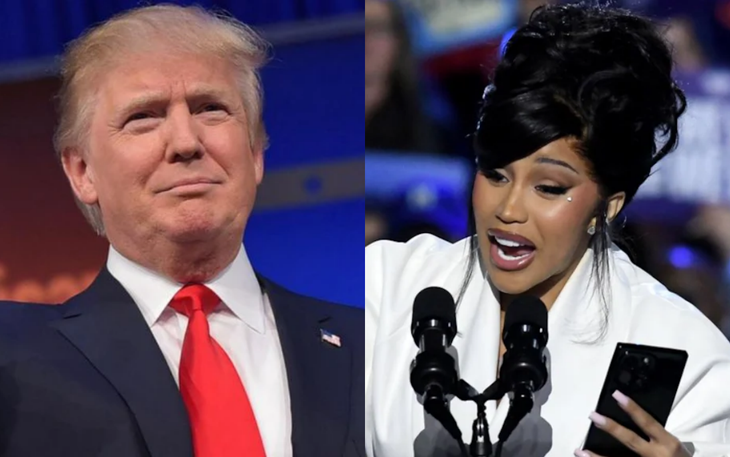 Cardi B và sao Hollywood phản ứng trước chiến thắng của ông Trump: 'Tạm biệt nước Mỹ' - Ảnh 1.