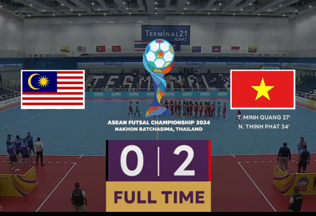 Đánh bại Malaysia, futsal Việt Nam bám sát Thái Lan ở Giải Đông Nam Á- Ảnh 1.