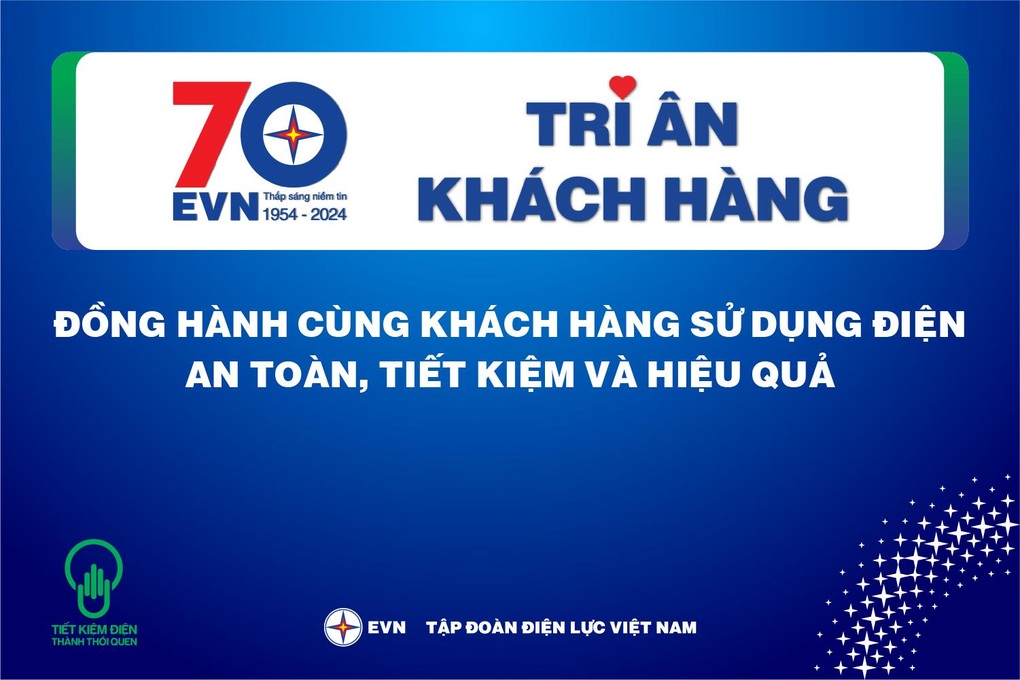 EVN triển khai chương trình Tháng tri ân khách hàng 2024 - 1