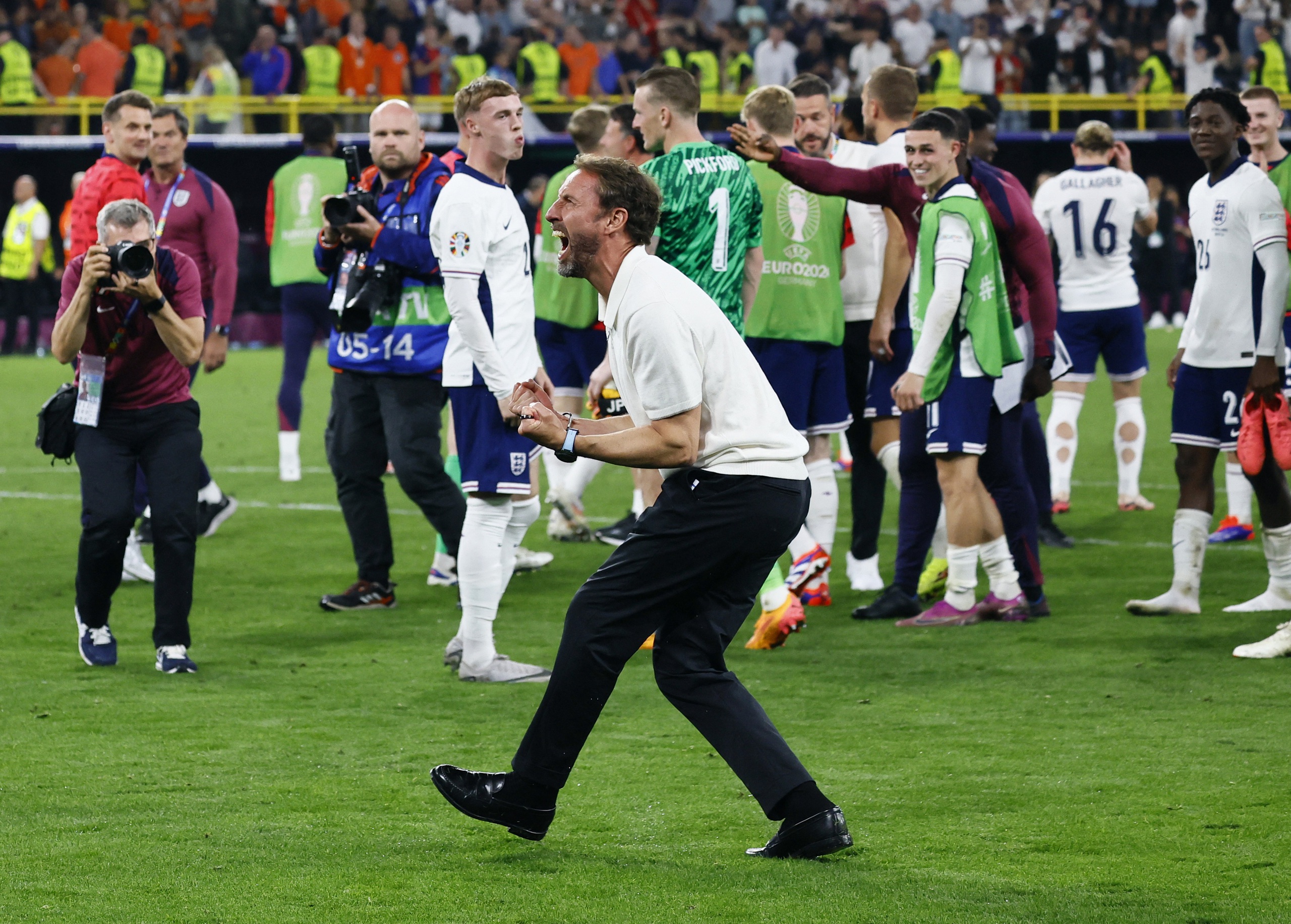 Tuyển Anh thăng hoa với tài lèo lái của Gareth Southgate Ảnh: REUTERS