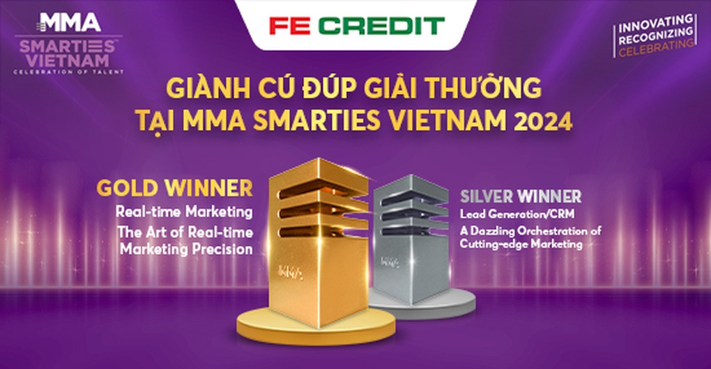 FE CREDIT nhận 2 giải thưởng tại MMA Smarties Vietnam 2024 - 1