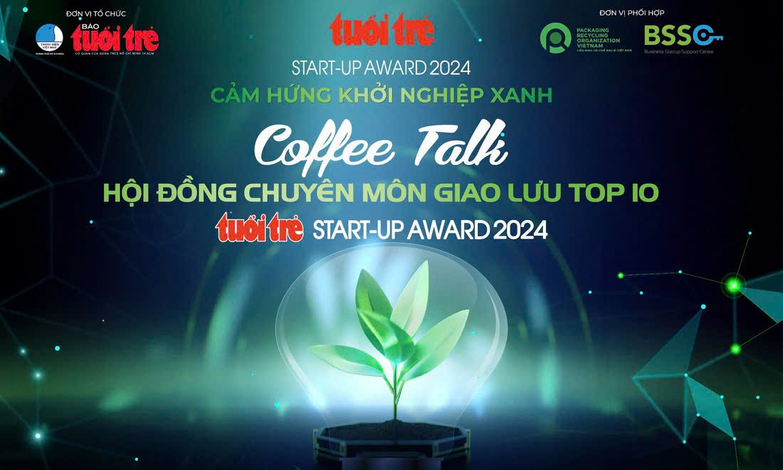 Coffee Talk Tuổi Trẻ Start-up Award 2024: Nhiều ý tưởng hay về khởi nghiệp xanh - Ảnh 9.