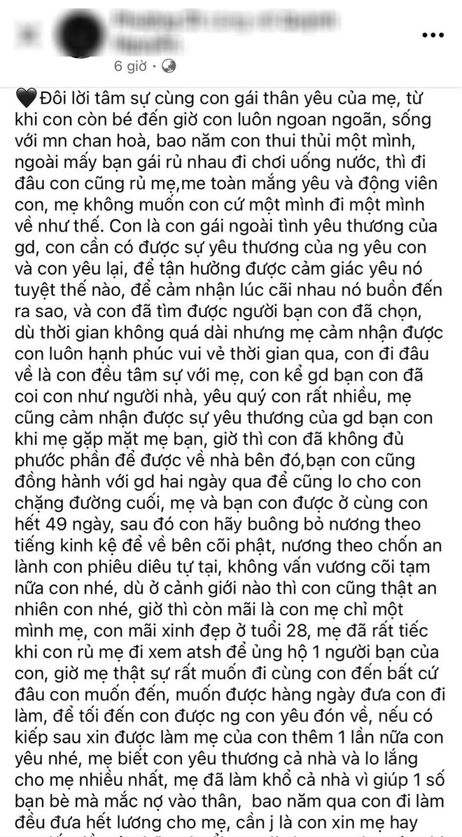 Nhoi long loi tam su cua nguoi me khi con