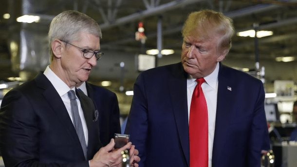 Tim Cook und Donald Trump