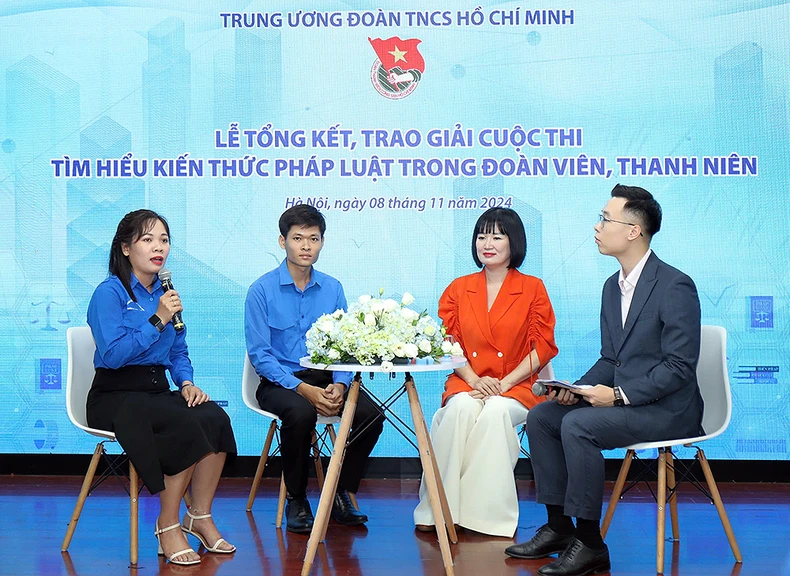 Thí sinh An Giang về nhất Cuộc thi tìm hiểu kiến thức pháp luật trong thanh niên ảnh 1