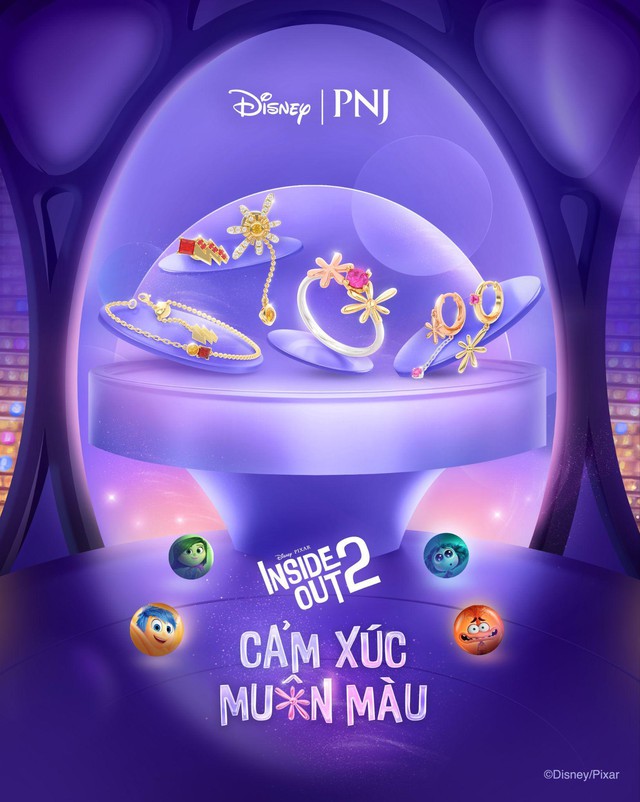 Disney | PNJ ra mắt BST trang sức đặc biệt hòa cùng những cảm xúc ấn tượng trong Inside Out 2 - Ảnh 2.