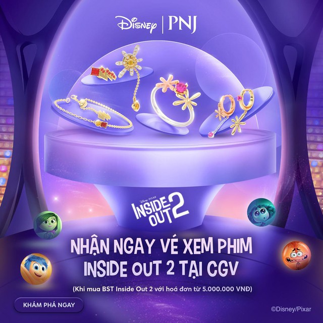 Disney | PNJ ra mắt BST trang sức đặc biệt hòa cùng những cảm xúc ấn tượng trong Inside Out 2 - Ảnh 7.