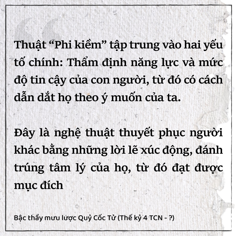 Kỳ VI: Quỷ Cốc Tử Mưu lược toàn thư - Phi kiềm- Ảnh 3.