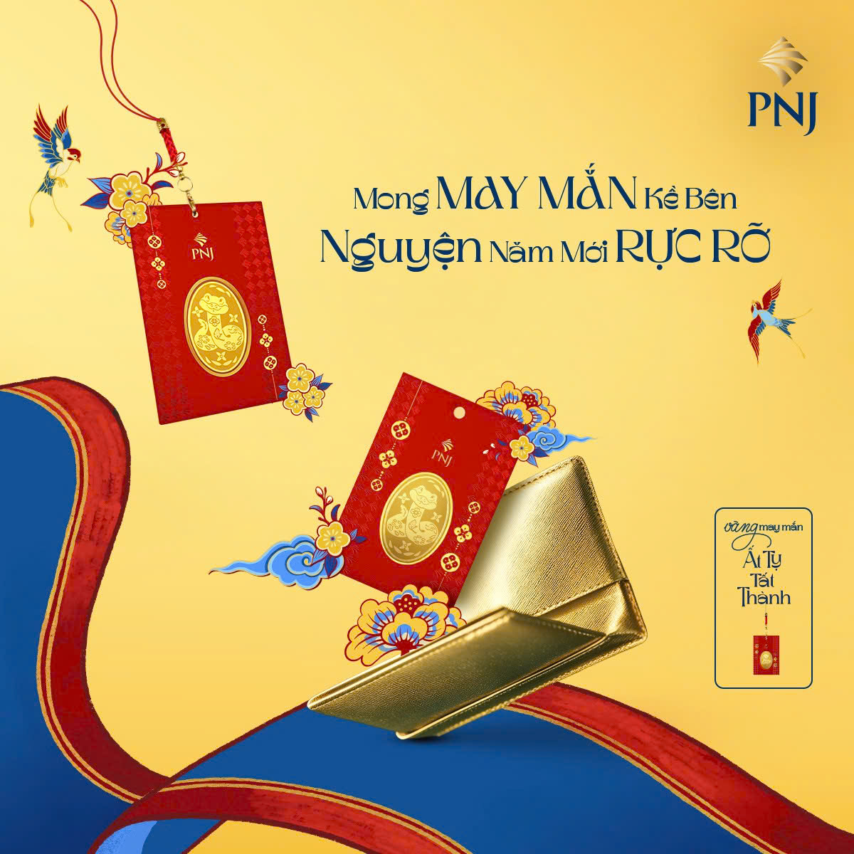 Sản phẩm vàng may mắn - Ất Tỵ Tất Thành (Ảnh: PNJ)