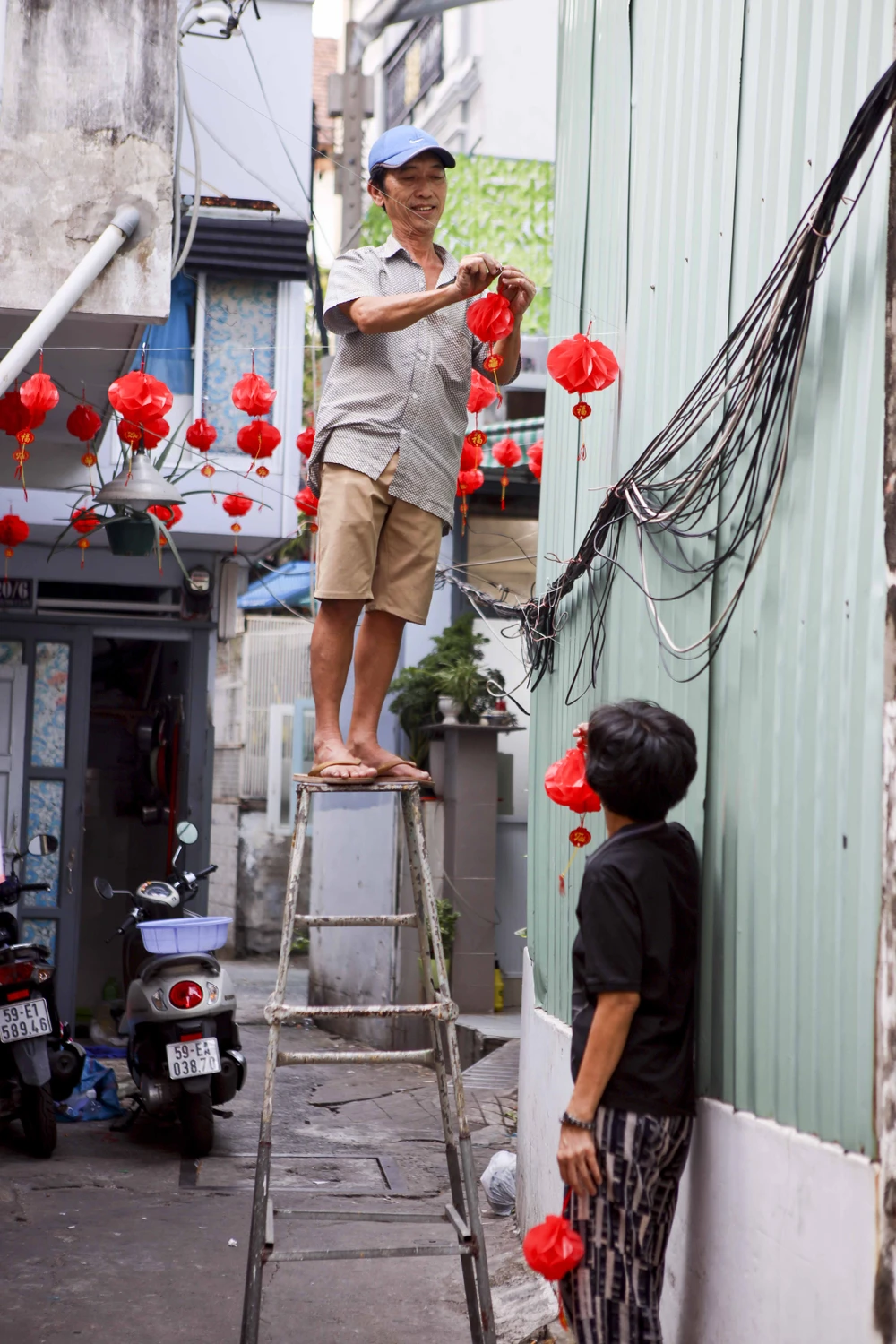 'Chiếc áo Tết' của hẻm Sài Gòn