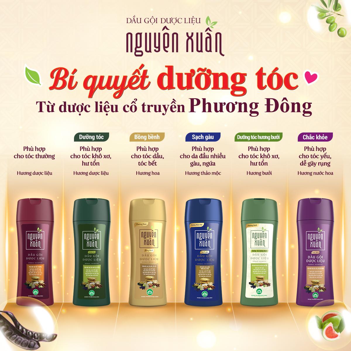 Dầu gội Nguyên Xuân chắc khỏe - Giải pháp từ dược liệu cho tóc yếu, dễ gãy rụng- Ảnh 5.