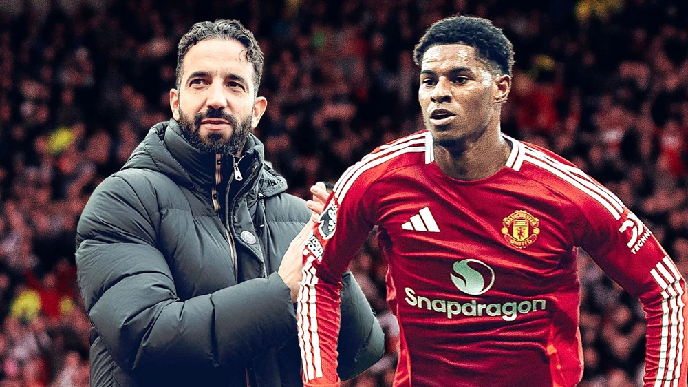 tiền đạo Marcus Rashford