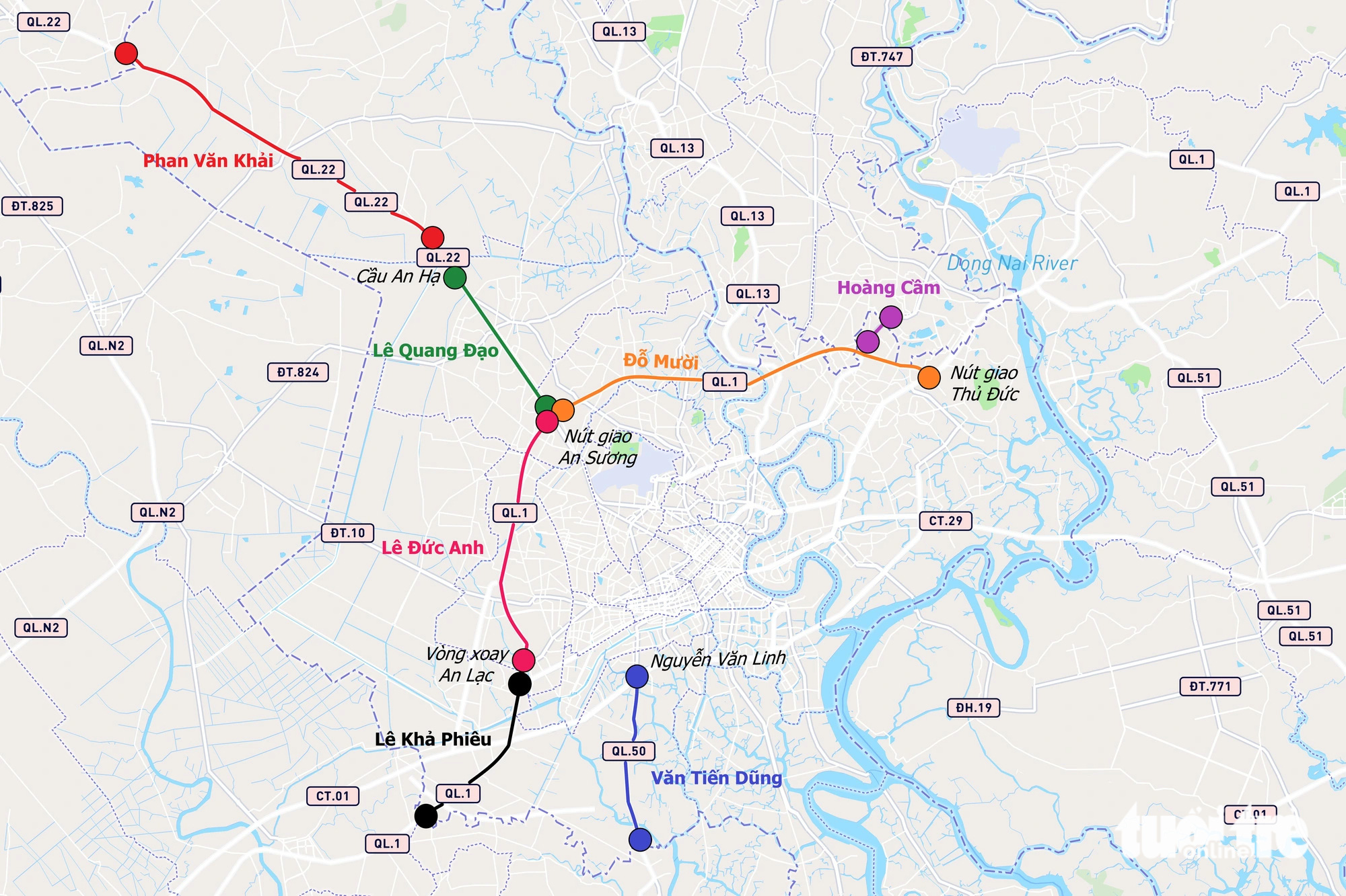 Các tuyến đường tại TP.HCM chính thức mang tên Đỗ Mười, Lê Khả Phiêu, Lê Đức Anh, Phan Văn Khải - Ảnh 4.