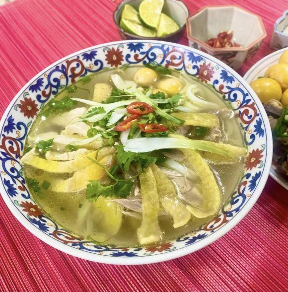 phở gà, thịt gà thừa, món ngon 