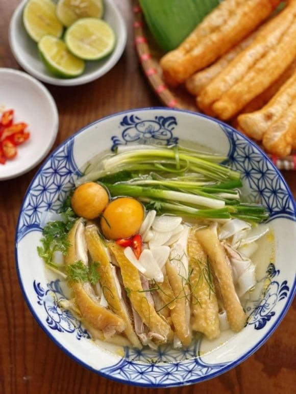 phở gà, thịt gà thừa, món ngon 