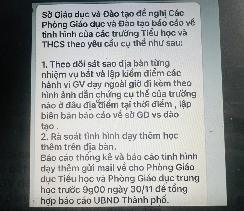 Bắt giáo viên dạy thêm và loạt thông tin gây hoang mang trong giáo dục - 1