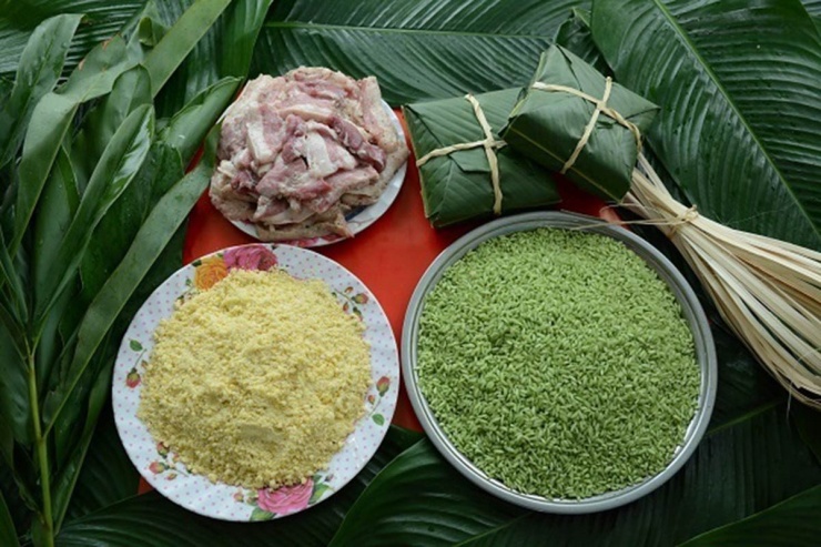  Nguyên liệu gói bánh chưng. Ảnh: Dienmayxanh