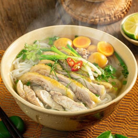 phở gà, thịt gà thừa, món ngon 