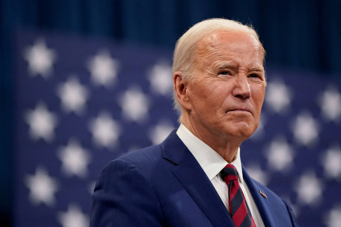 Tổng thống Mỹ Joe Biden tại Raleigh, bang Bắc Carolina ngày 26/3/2024. Ảnh:Reuters