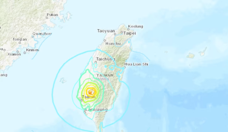 Động đất 6,4 độ khiến 27 người bị thương ở Đài Loan, TSMC sơ tán công nhân - Ảnh 1.