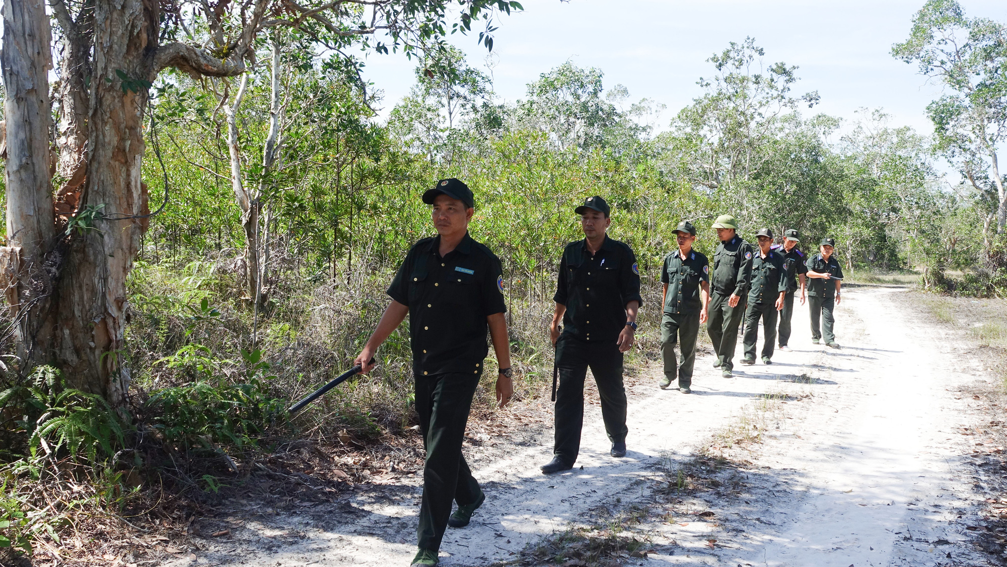 Phòng canh lửa, giữ rừng Phú Quốc ngày Tết - Ảnh 6.