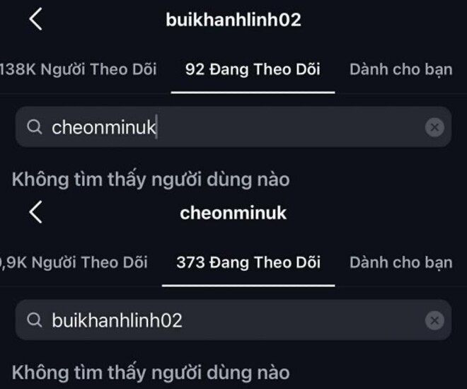 Sau chương trình Đảo thiên đường, Bùi Khánh Linh và Minuk bất ngờ hủy theo dõi nhau trên mạng xã hội. 