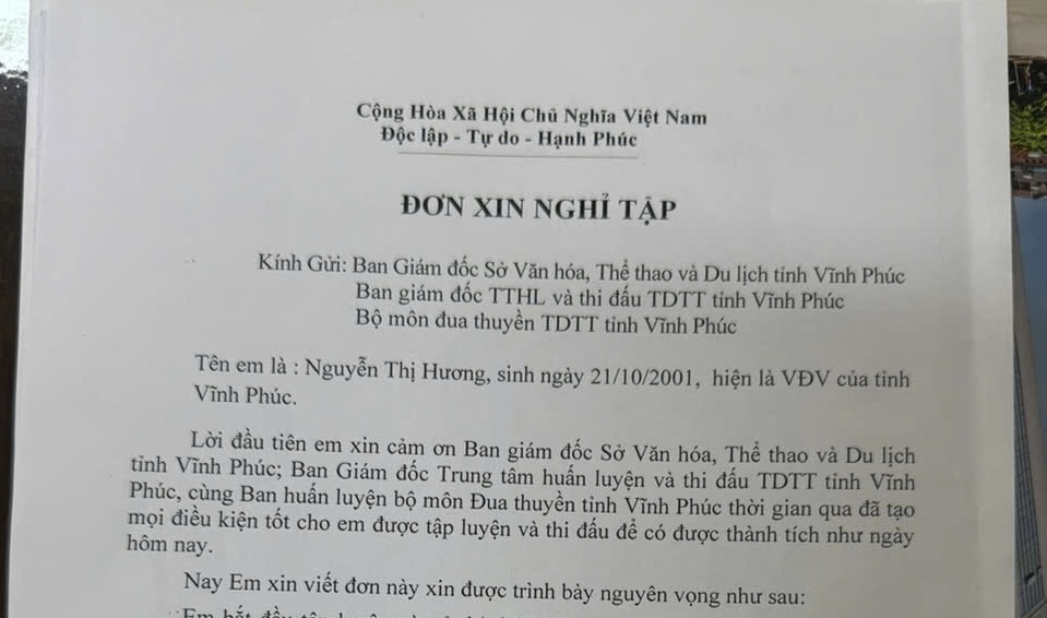 Sau Nguyễn Thị Hương, thêm 6 tuyển thủ trẻ xin nghỉ ở Vĩnh Phúc: Sở muốn chính sách đặc thù- Ảnh 2.