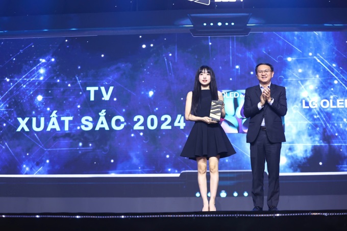 Đại diện LG nhận giải tại Tech Awards 2024. Ảnh: LG