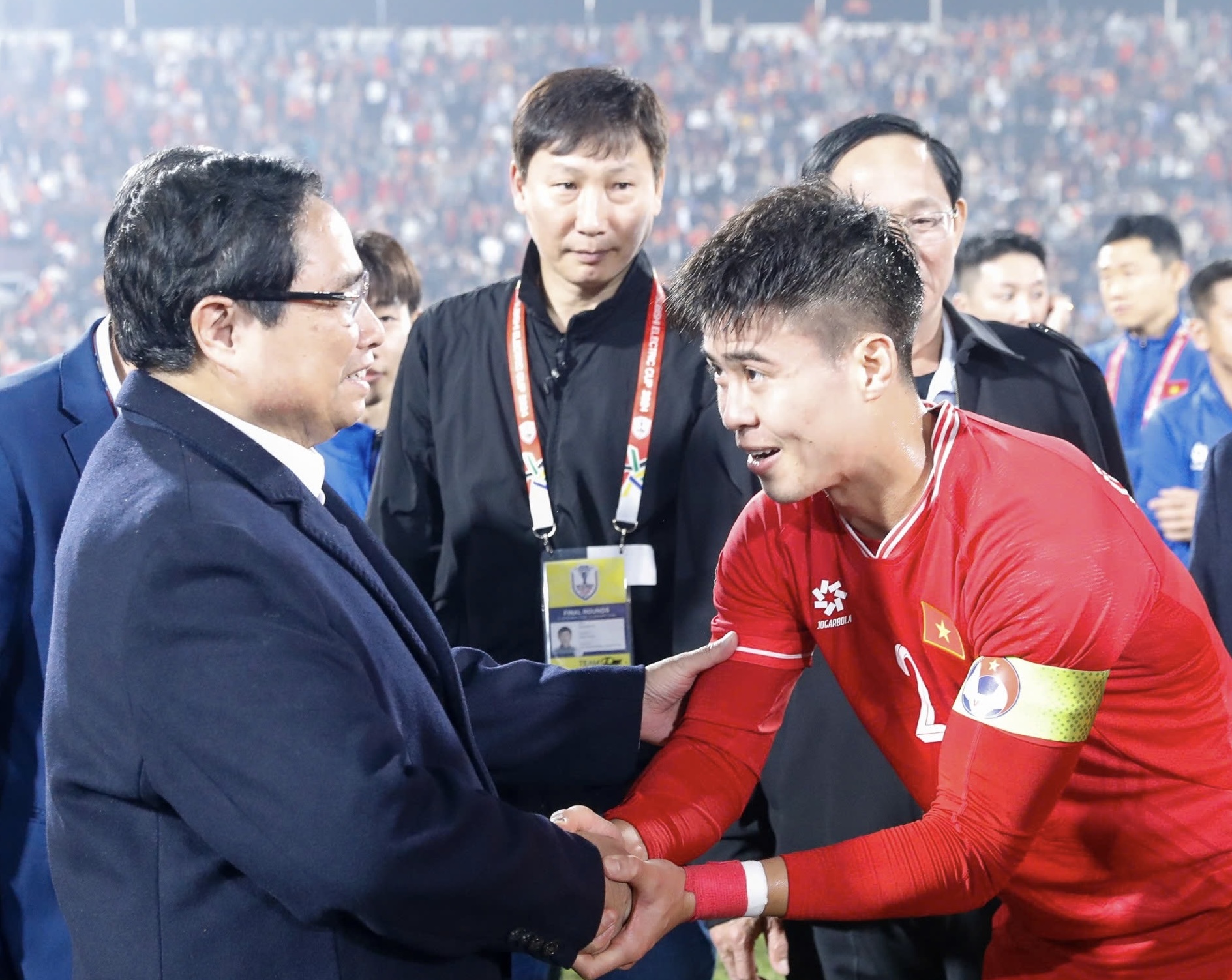 Thủ tướng gửi thư chúc mừng đội tuyển Việt Nam vô địch AFF Cup 2024, hỏi thăm Xuân Son- Ảnh 1.