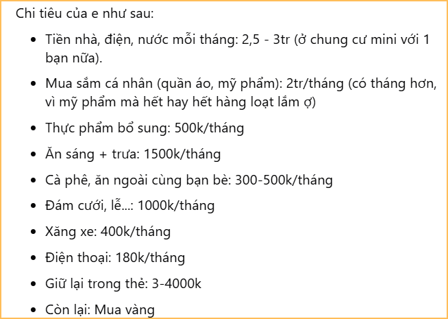 Tôi chân thành khuyên bạn nên học 2 cô gái này để vừa có tiền tiết kiệm, vừa dư tiền mua vàng- Ảnh 1.