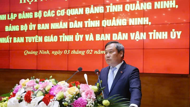 Quảng Ninh công bố các quyết định thành lập và hợp nhất các Đảng bộ, cơ quan trực thuộc Tỉnh ủy ảnh 4