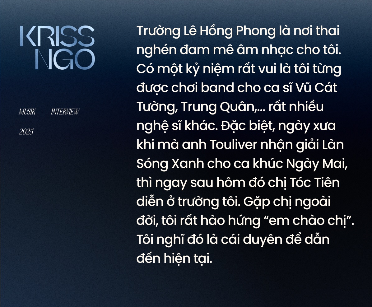 Kriss Ngo - producer đứng sau thành công của Trống Cơm: 