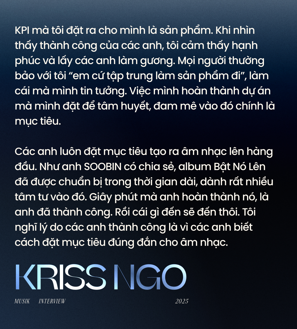 Kriss Ngo - producer đứng sau thành công của Trống Cơm: 