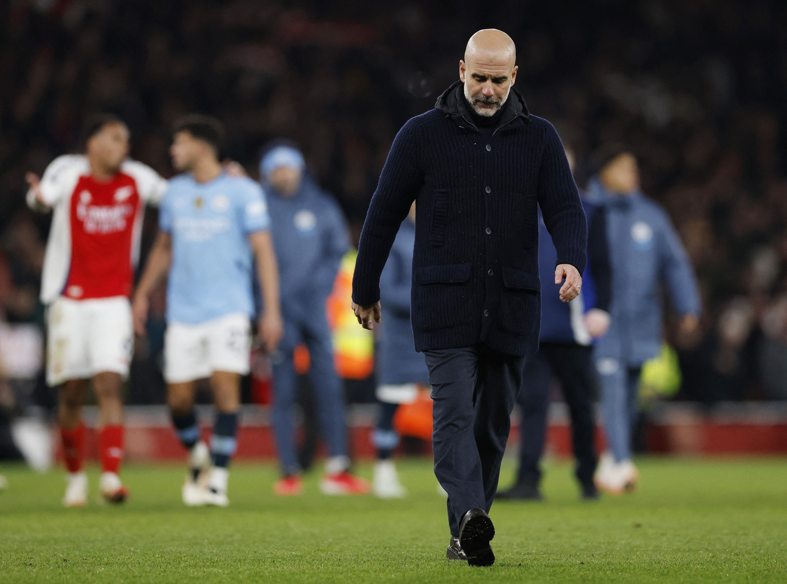 Man City và HLV Pep Guardiola trải qua một ngày thi đấu thảm họa