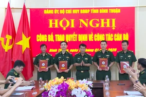 Bổ nhiệm Phó Chỉ huy trưởng nghiệp vụ, Bộ đội Biên phòng Bình Thuận