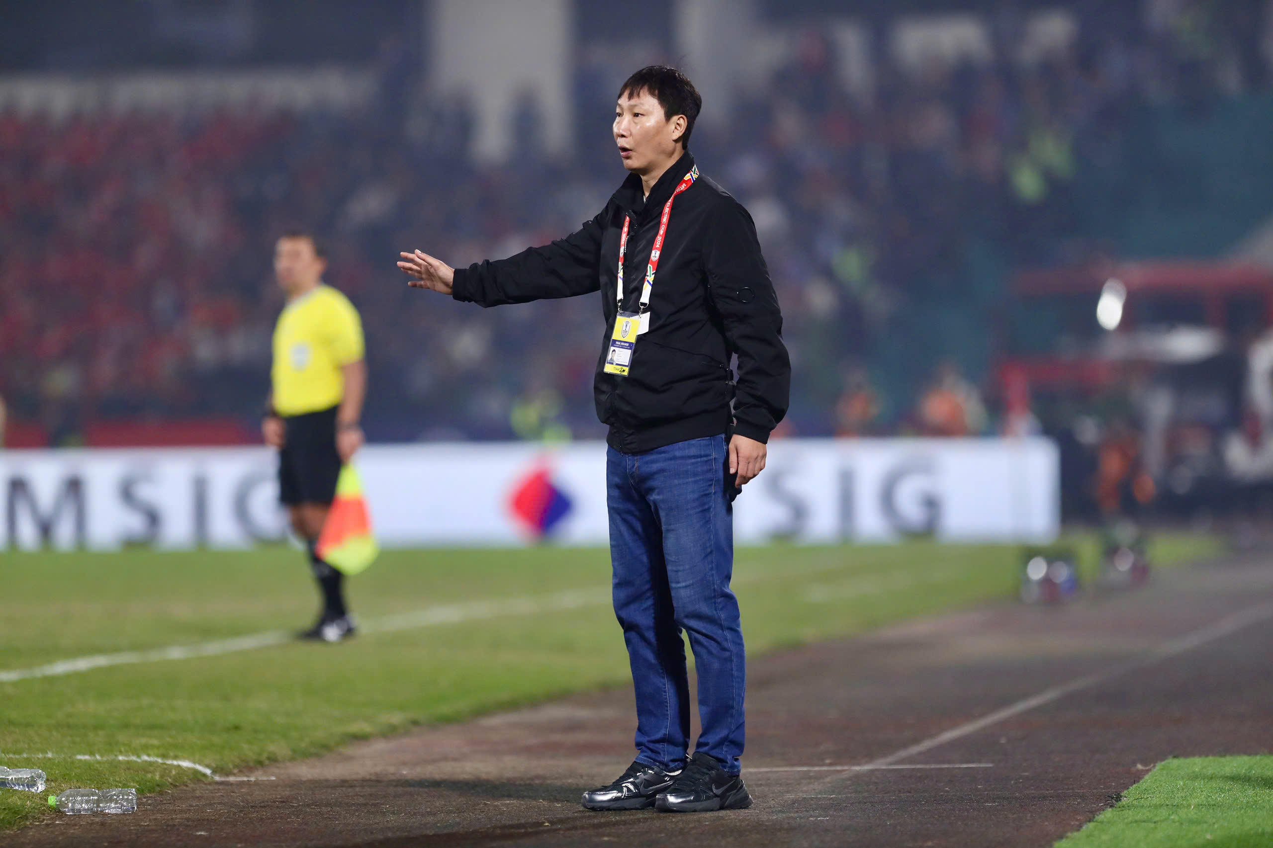 HLV Kim Sang-sik đang đứng trước cơ hội vô địch AFF Cup đầu tiên