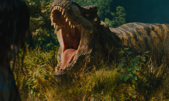 Loài khủng long T-Rex trong phim Jurassic World Rebirth.