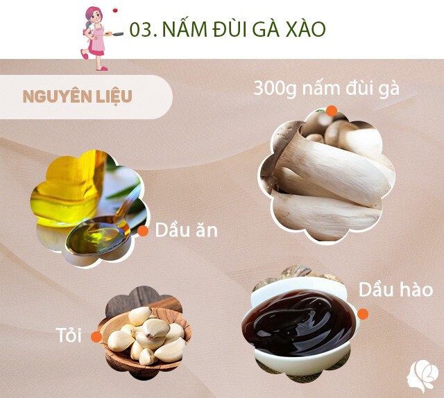 Chuẩn bị: - 300gr nấm đùi gà, 1 củ tỏi, 1 thìa canh mắm, 1 thìa xanh xì dầu, dầu hạt điều, hành hoa.