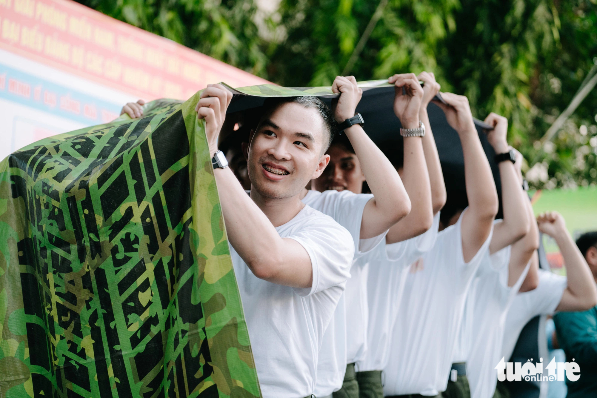 Kết nối, động viên tinh thần tân binh chuẩn bị nhập ngũ qua hội trại tòng quân TP.HCM năm 2025 - Ảnh 8.