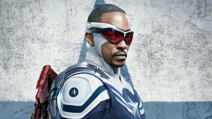 Anthony Mackie trong vai Đội trưởng Mỹ. Ảnh: Marvel/Coming Soon