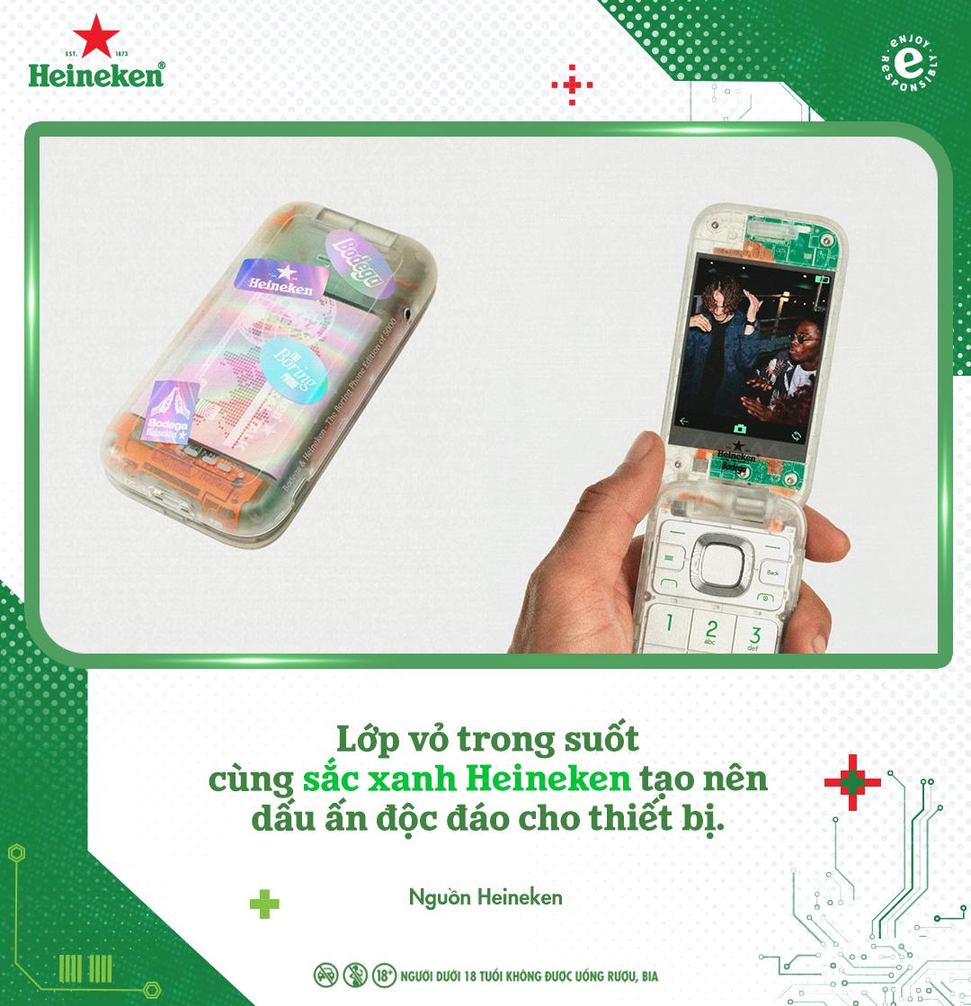 Màn hợp tác “không tưởng” Heineken X Bodega tạo nên thiết bị Boring Phone “chán nhưng mà chất”- Ảnh 5.