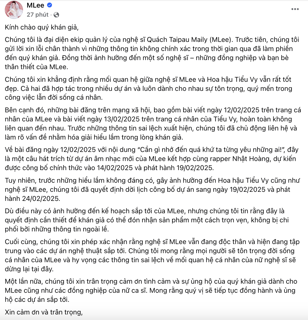 MLEE bị chỉ trích sau loạt bài đăng về ồn ào chia tay Quốc Anh, netizen thở dài: Tự mình hại mình!- Ảnh 6.